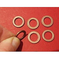 Copper Washer 7/16" for Clutch & Brake Hose Unions. (Set of 6)   3H550-SetA