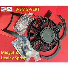 Revotec Cooling Fan Kit - MG Midget and Austin Healey Sprite 1958 -1968.    B-SMG VERT