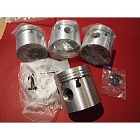 Triumph Piston Set Herald 13/60 & Spitfire Mk3 & Mk4.   .020" thou Oversize     155907/20