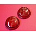 Lucas L488 Red Glass Lamp Lens only  (the Flat Lens)   Landrover ( Sold as a Pair )  7H5183LUCAS-SetA