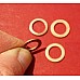 3/8" Internal Diameter Copper Sealing Washers.  (Sold as a Set of Four Washers)       233220A-SetA