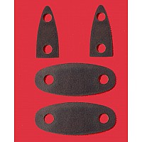 Classic Mini Boot Hinge Gasket Set  for Boot Lid - Tail Gate (Four Pcs)  24A217-SetA