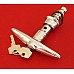 Triumph Boot Handle with Barrel & Keys. Triumph Spitfire, Herald,  TR4 & GT6  607978