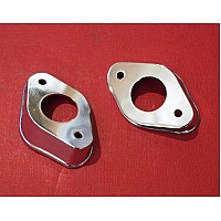Pair of Plinths for Lucas L534 Number Plate Lamps. AHH6398/9