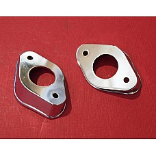 Pair of Plinths for Lucas L534 Number Plate Lamps. AHH6398/9