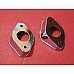 Pair of Plinths for Lucas L534 Number Plate Lamps. AHH6398/9