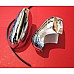 MGB1962-69 full chrome front over riders with Rubber Bead to suit   AHH6916-SetA