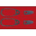 Classic Mini Mk3 Exterior Door Handle Gaskets - Complete set  (Sold As A Pair)   ALA5795-SetA