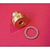 S.U Fuel Pump Outlet Union Brass with Sealing Washer . 1/4 BSP Thread   AUA 1422