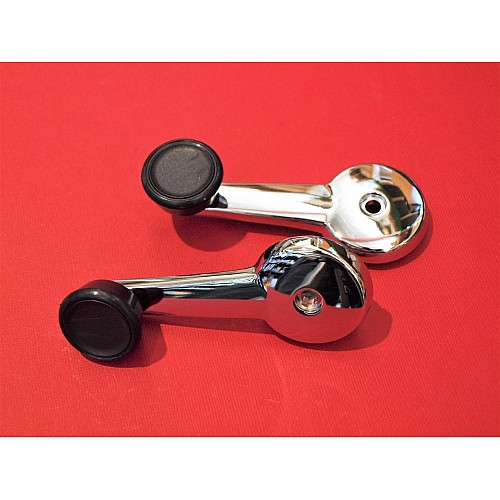 Chrome Window Winder Handles (Sold as a pair). BD32364-SetA Chrome Window Winder Handles (Sold as a pair). BD32364-SetA