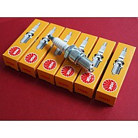 NGK BP5ES 19.0mm Reach Spark Plug  Set  (Set of 6 Plugs)   BP5ES-Set6