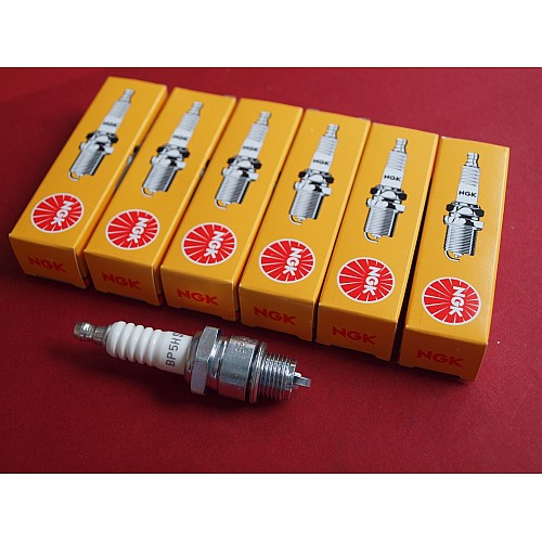 NGK BP5HS 12.7mm Reach Spark Plug Set (Set of 6) BP5HS-Set6 NGK BP5HS 12.7mm Reach Spark Plug Set (Set of 6) BP5HS-Set6