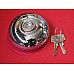 JAGUAR CHROME LOCKING FUEL CAP.   C12816*