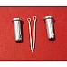 Clevis Pin 1/4 Diameter. 9/16 Long. Includes Split Pins  Mini Handbrake cable connections (Pair). CLZ409-SetA