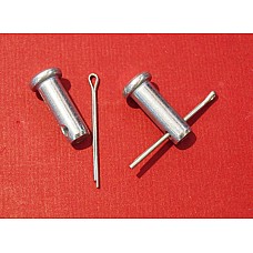 Clevis Pin 1/4" Diameter. 9/16" Long. Includes Split Pins  Mini Handbrake cable connections (Pair). CLZ409-SetA