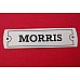 Morris Rocker Cover Engine Name Plate  ST135A