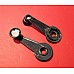 Black Window Winder Handles - Sold as a Pair Classic MINI (various)  MGB TR7  CZA7109K-SetA