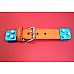 Works Style Tan Leather Bonnet Strap.   C-AJJ3381