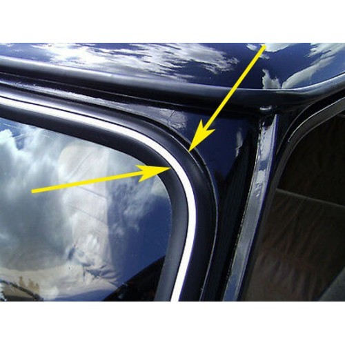 Classic Mini Front & Rear WindScreen Rubber Seals inc Chrome effect Bead Insert GS13463 Classic Mini Front & Rear WindScreen Rubber Seals inc Chrome effect Bead Insert GS13463