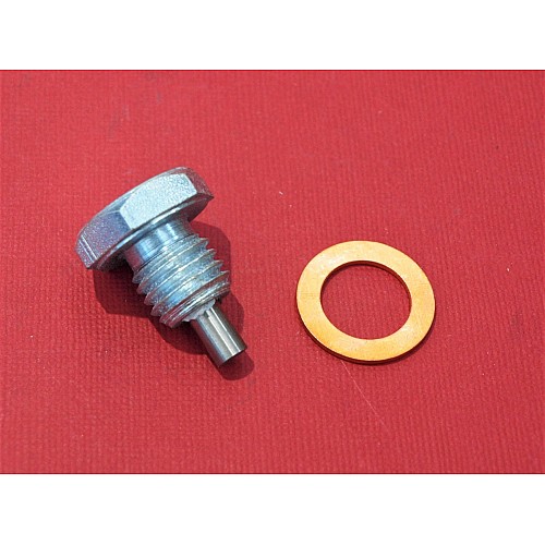 Classic Mini engine oil Sump Plug with Copper Seal Washer