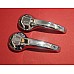 Triumph Interior Chrome Door Handles TR5 TR6  GT6   Sold as a Pair   621770-SetA