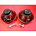 Lucas 7 Inch Headlamp Conversion Set to take H4 Halogen Globes  No Pilot Light  LUB328LUCAS-SetA