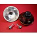 Lucas 7 Inch Headlamp Conversion Set to take H4 Halogen Globes  No Pilot Light  LUB328LUCAS-SetA