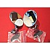 Round Mirrors Lucas Style. Long stem. Sold as a Pair GAM1001x-SetA