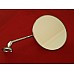 Round Mirrors Lucas Style. Long stem. Sold as a Pair GAM1001x-SetA