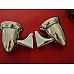 Stainless Steel Bullet Mirrors Long Stem Mount Tex Brand (Sold as a Pair)   GAM107-GAM108-SetA