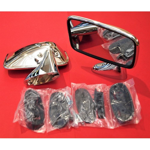 Stainless Steel Door Mirrors Anti Dazzle Flat Glass  TEX Brand   M68990-1  GAM215A-216A-SetA