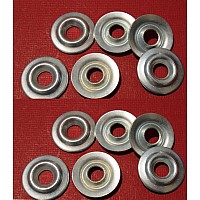 Morris Minor Gearbox Tunnel or Floor Panel Cup Washer (Set of 12) 10G266 ACA5374-SetA