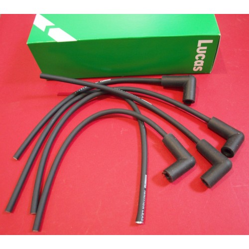HT Ignition Lead Set - Silicone Core (side entry 25d4) Lucas 7mm GHT102LUCAS HT Ignition Lead Set - Silicone Core (side entry 25d4) Lucas 7mm GHT102LUCAS