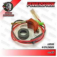 POWERSPARK Electronic Ignition Lucas 4 cylinder Lucas 43d4, 45d4 & 59d4 Distributor.  K4-Powerspark