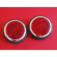 Morris Minor Traveller Rear Reflector 55mm Round Pair  LMP150-SetA