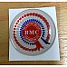 BMC Stick On Gear Lever Knob Emblem - Self Adhesive  (The British Motor Corporation Ltd)  MSA2008