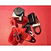 Classic Mini Inertia Reel FRONT Seat  Belt. RED.  (Vertical Mount Reel)  MSSB1111RED