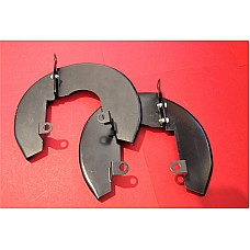 Classic Mini 8.4" Brake Disc Shield Pair Left & Right hand Complete MSSK140-SetA