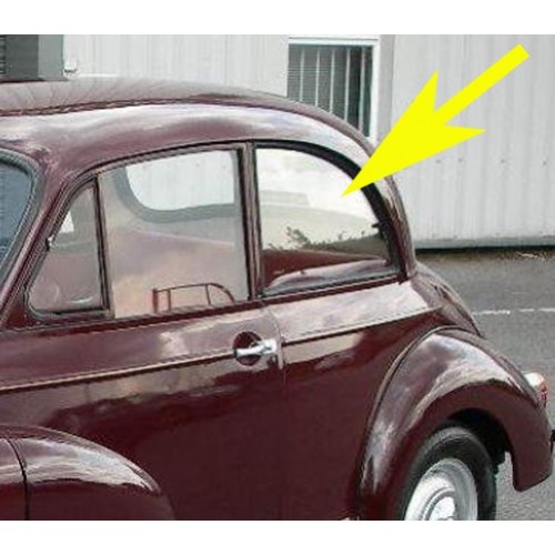 Morris Minor (2 Door Saloon)  Rear Side Window Rubber Seal Left Hand Side VNT802