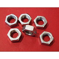 1/2" UNF Half Nut   (Locknut)     ( Sold as a Set of Six )     NT608041-SetA