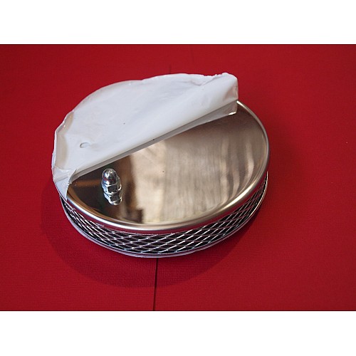 Chrome Pancake Air Filter for  Stromberg CD150 carburetor     SGPF107