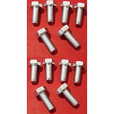 5/16" UNC x 3/4" Long. Set Screw  Zinc Plated  (Sold as a Set of 12)   SH505061-SetA