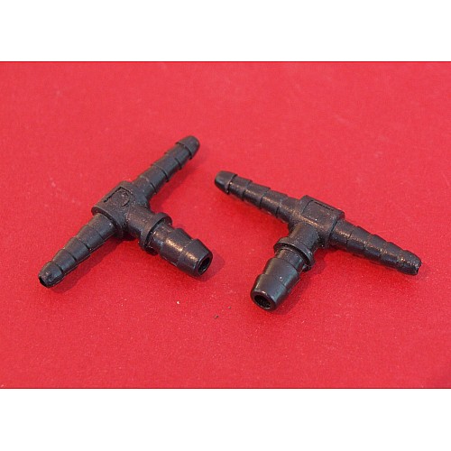 Windscreen Washer Pipe T-Piece   4 mm X 3 mm  (Sold As A Pair)  T-Piece1-SetA