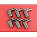 Champion Black Spark Plug Cap Right Angle 90 Degree HT Connector. Suppressed  (Set of 6)  WCX600-SetB