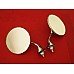 Wing Mirrors Pair Lucas Style Round Chrome WM1906-SetA