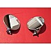 Wing Mirrors Pair Lucas Style Round Chrome WM1906-SetA
