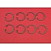 Triumph Gudgeon Pin Circlip Set (18mm)  (Set of 8 pieces)   508978-SetA
