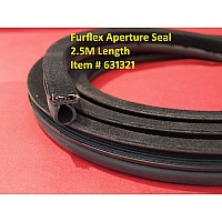 Door Aperture Surround Seal 2.5M - Furflex Black Lined. MGB Triumph Spitfire TR4A TR5 & TR6   631321