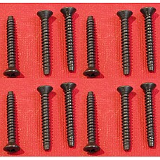 #8 Countersunk Self Tapping Screw, 1" long. Satin Black    (Set of 12)  . AD608084-SetA