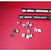 MGB Door Dropglass Window Weather Seal ( Waist Strip) Left & Right Hand Side ( Inc Clips)   AHH6348-9Kit